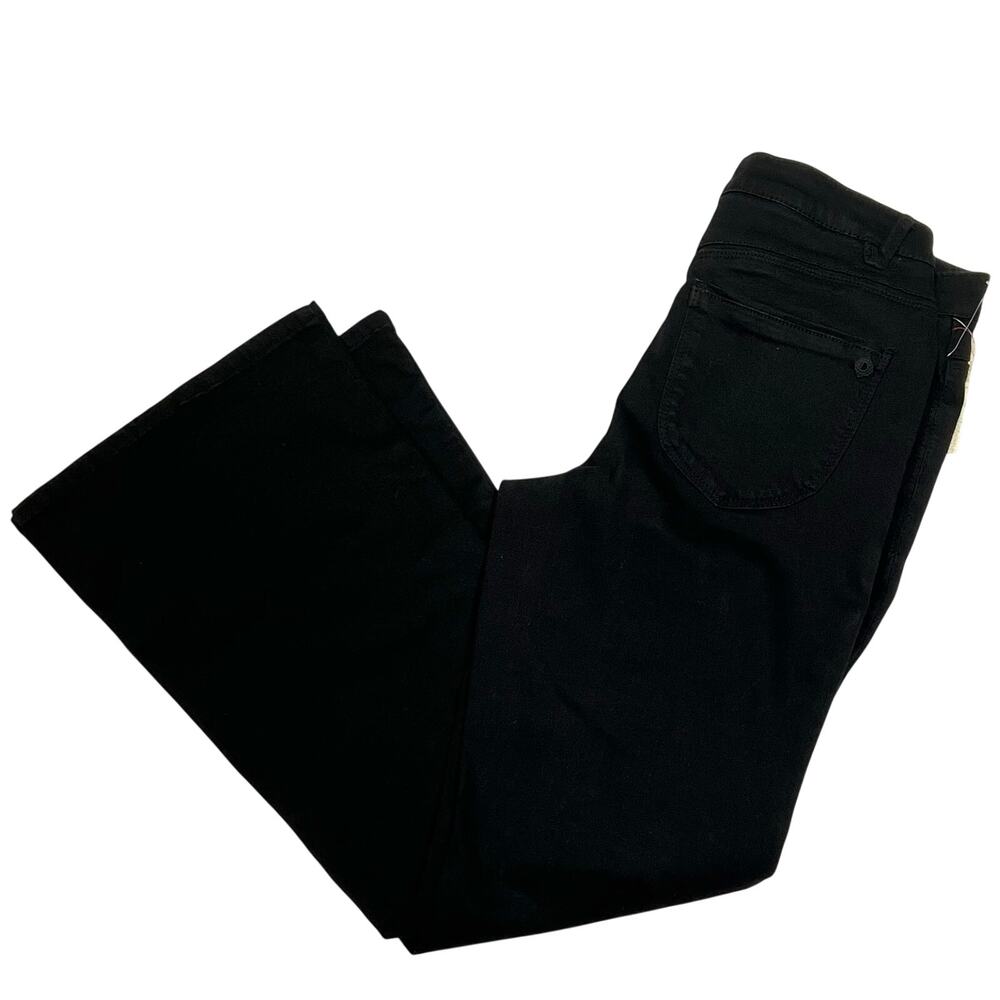 Democracy Ab Solution High Rise Out There Flare Jeans Womens 6P Black NWT - Picture 3 of 12